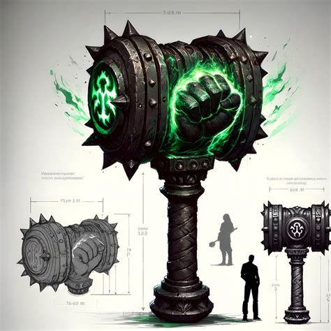 Fel Hammer of the Ironfist by Poompatv on DeviantArt