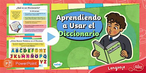 PowerPoint | diccionario | orden alfabético | lenguaje | 3º