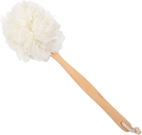 Trianu Loofah on a Stick, Loofah Back Scrubber for Shower, Bath Sponge ...