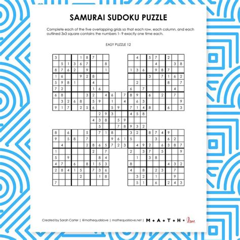 Samurai Sudoku Games