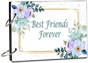 BPDESIGNSOLUTION Best Friends Forever Leaf Border Scrap Book Photo ...
