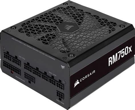 Corsair RM750x 80 Plus Gold Fully Modular ATX 750 Watt Power Supply ...