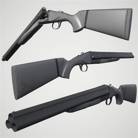 Shotgun Chiappa Triple Threat 3D - TurboSquid 1901868