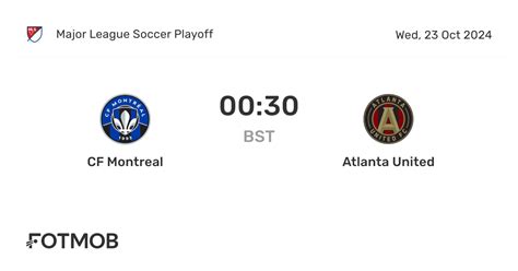 CF Montreal vs Atlanta United - marcador en vivo, alineaciones ...