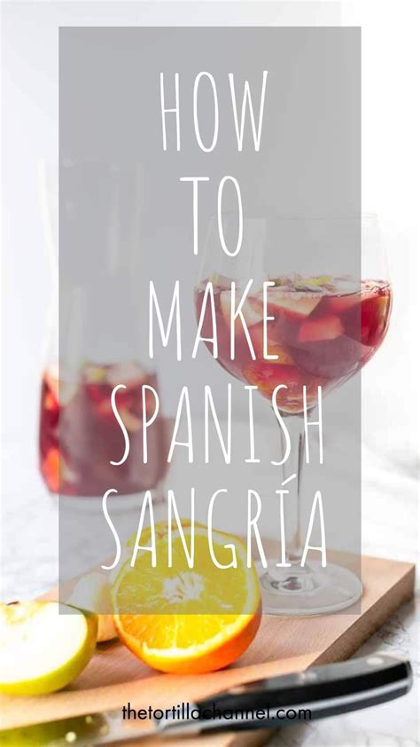 How To Make Sangria | Spanish sangria recipe, Authentic sangria recipe ...