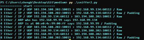 Scapy Python Tutorial 的图像结果
