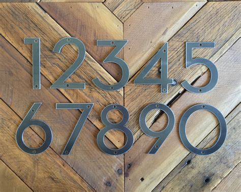 How To Attach Metal House Numbers To Brick at Charles Benavides blog