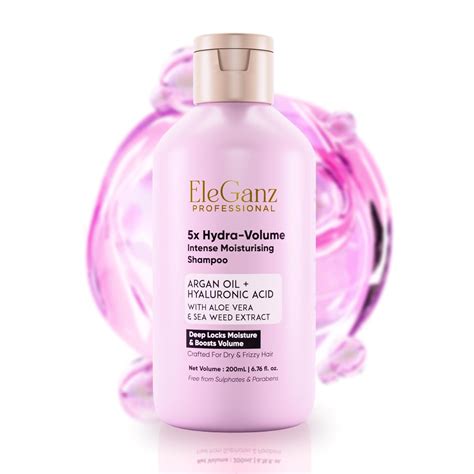 Buy EleGanz Professional 5x Hydra-Volume Intense Moisturising Shampoo ...