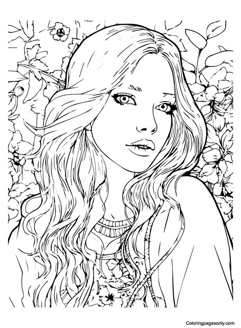 Coloring Pages For Teenage Girl Online