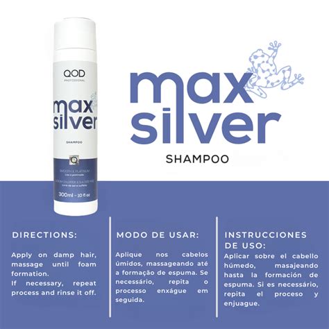 QOD MAX SILVER Professional Shampoo 300ml – Reflexions Salon