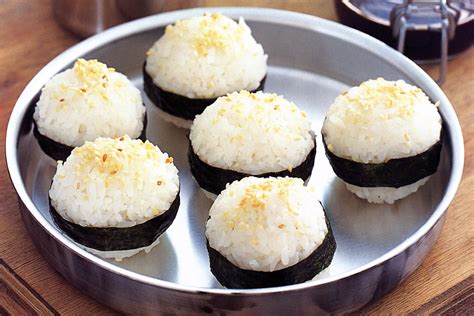 salmon and rice balls