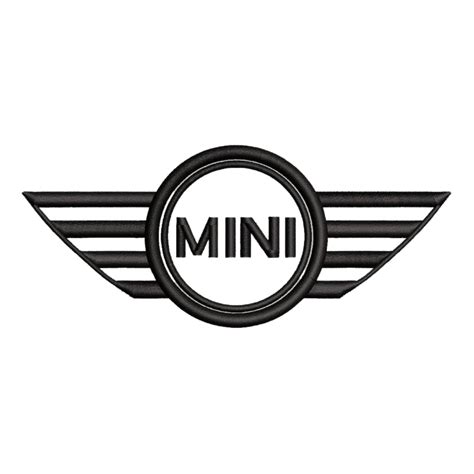 Mini Cooper Car Logo Machine Embroidery Design, Mini Cooper Emblem ...