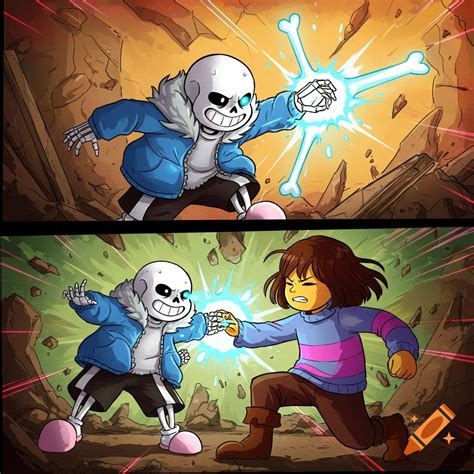 Undertale characters Toriel, Sans, Frisk, Papyrus, and Flowey in a ...