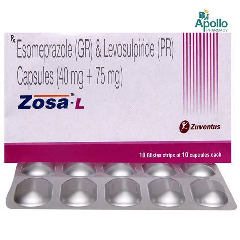 Zosa L Capsule 10's Price, Uses, Side Effects, Composition - Apollo ...