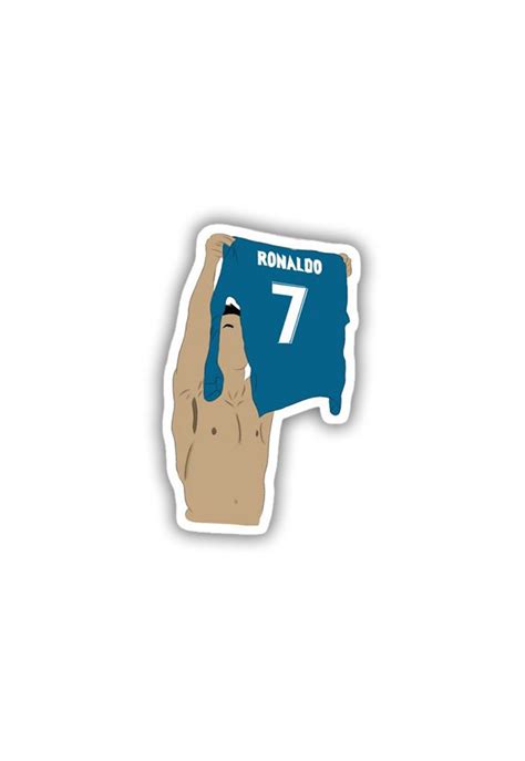 Ronaldo Jersey Tee Sticker – Posterwa