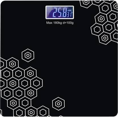 Fitzera Heavy Thick Tempered Glass LCD Display Weighing Machine Digital ...