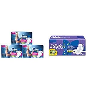 Buy Stayfree Secure XL Cottony Sanitary Napkins with Wings, Extra Large ...