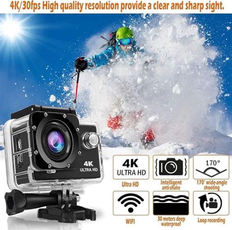HDX ACTION-0236415 WATERPROOF 30M NEWLY LAUNCHED 4K ULTRA HD WIFI ...