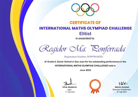 Xavier School Mathletes Shine at International Maths Olympiad Challenge ...
