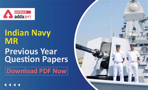 Indian Navy MR Previous Year Question Papers, Download PDF
