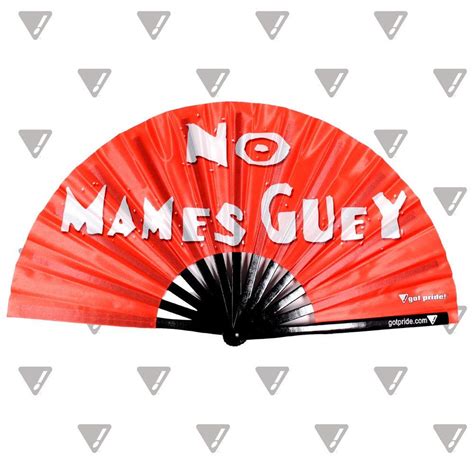 No Mames Guey (no Way Dude! in Spanish Large Bamboo Folding Hand Fan ...