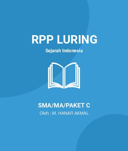 rpp sejarah indonesia kelas x ilmuguru