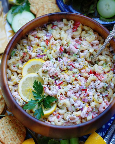 Shrimp Pasta Salad - Southern Discourse