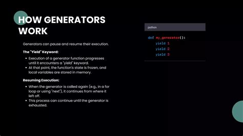 Generators in Python 的图像结果