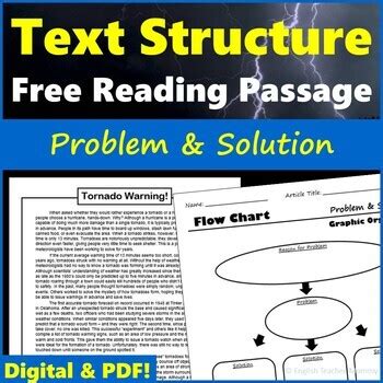Image result for Problem and Solution Text Structure Worksheet
