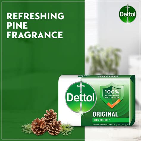 Dettol Original Anti-Bacterial Bar Soap Pine Fragrance 120 g Online at ...