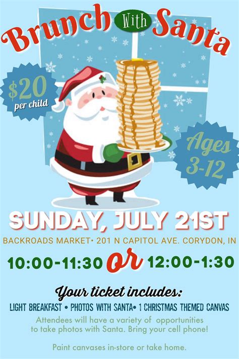 Brunch with Santa, 201 N Capitol Ave, Corydon, IN, 21 July 2024 ...