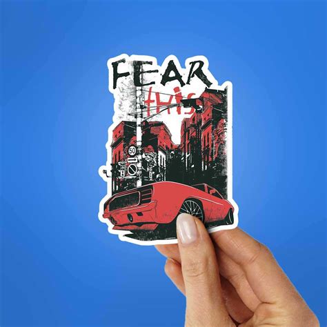 Buy Fear This Sticker Online | Premium Waterproof Vinyl | STICK IT UP