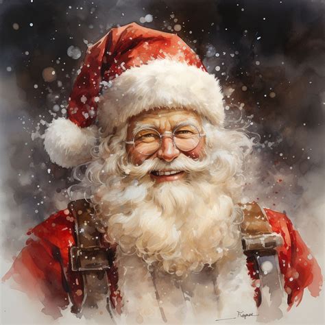Vintage Smiling Santa Claus Free Stock Photo - Public Domain Pictures