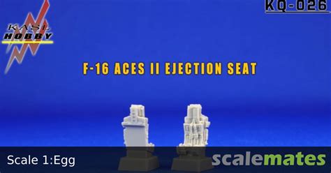 F-16 ACES ll Ejection Seat (For Freedom & HASEGAWA F-16), Kasl Hobby KQ-026