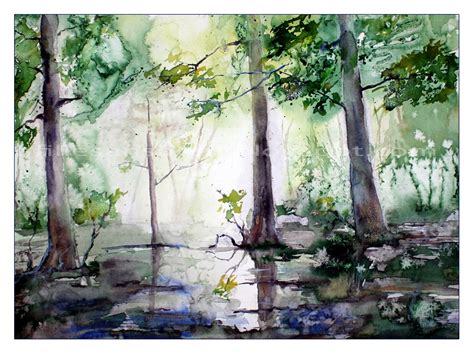 Aquarell Tutorial Wald 的图像结果