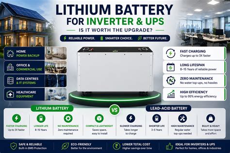 Lithium Battery for Inverter & UPS: Complete Guide | Electrent ...