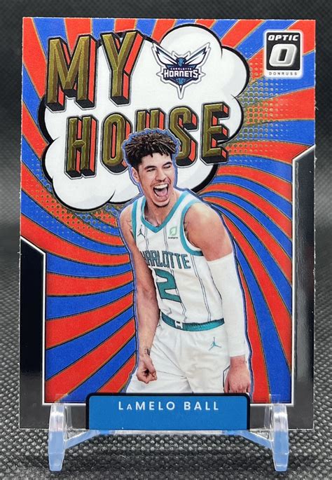 2021-22 Donruss Optic Basketball LaMelo Ball My House Base Insert Card ...