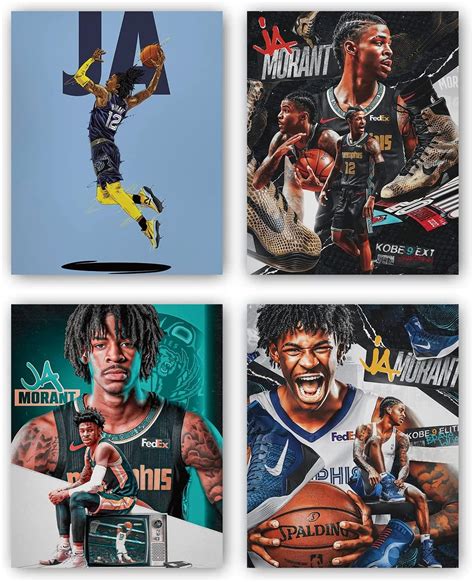 Buy Ja Morant Posters, Memphis Grizzlies Motivational Sports Art Prints ...
