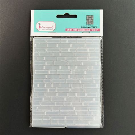 Brick Wall Pattern - Embossing Folder – CRAFTERS CORNER