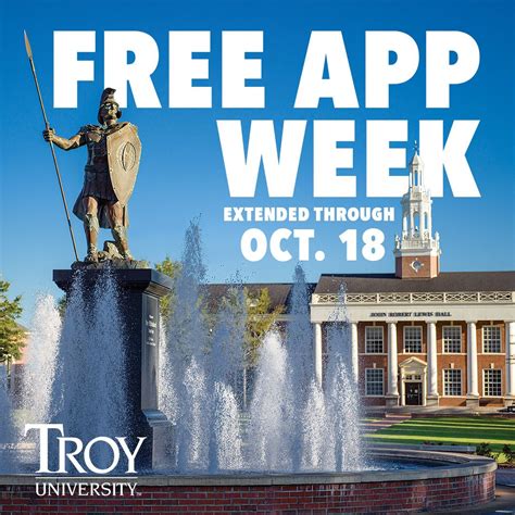 Our Free Application Week has now been extended to Oct. 18! Apply ...