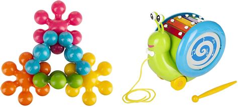 Buy Giggles - Musical Snail, 3 in 1 Pull Along Toy, Xylophone, Drum and ...
