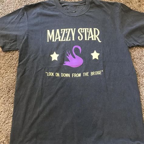 Mazzy Star shirt Look On Down From The Bridge basic black Unisex T ...