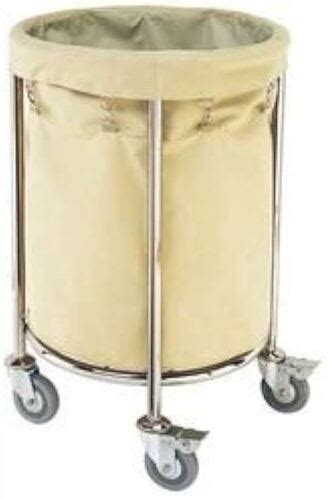 Round Solid Hospital linen trolley Manufacturer in Mira Bhayandar