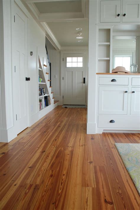 Seaside Antique Heart Pine Flooring - Craftsman Style