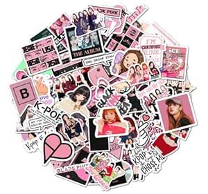 Vinyl Pack of 50+ Kpop Girls, Cool Korean Pop Singer Stickers for Water ...