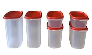 Buy Tupperware TUP_B01E1F62EW Plastic Tea-Sugar Container - 500 ml ...