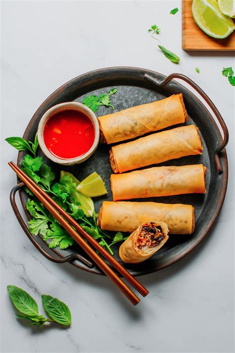 Easy vegan egg rolls – Artofit