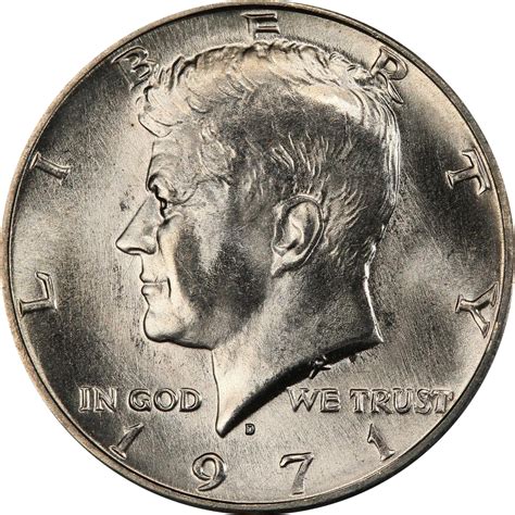1971 D Kennedy Half Dollars 50¢ (Fifty Cents) Mint Strike