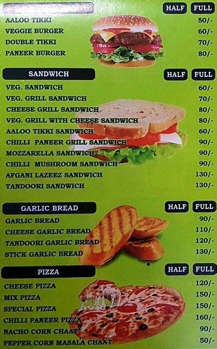 Menu at The Royal, Gurugram