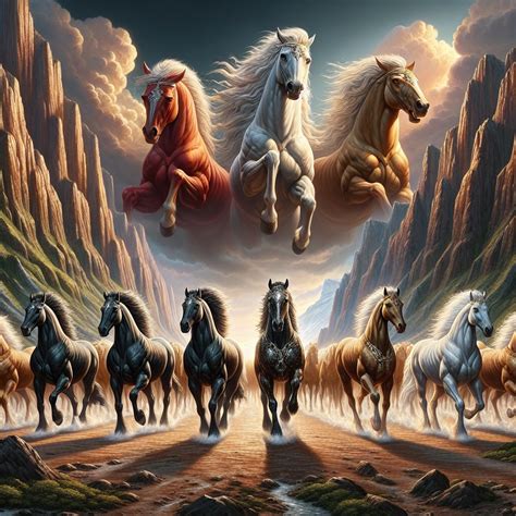 Zechariah 6:1-3 Artwork | Bible Art